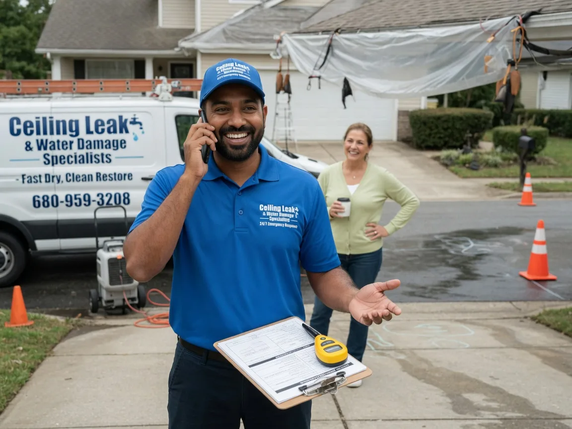 Ceiling Leak Cleanup Napoleon, MI FAQs